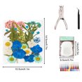 thumbnail image 2 of Wzzjkit Transparent Bookmarks for Dried Flowers DIY Transparent Dried Flower Bookmarks Dried Flower Bookmark Making Kit Dried Flowers Sets with Tools, 2 of 5