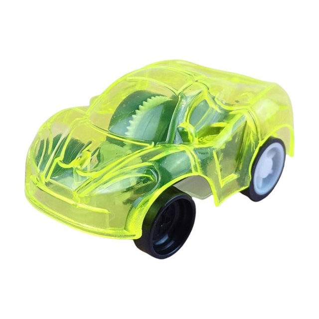 Bamboohart 12PCS Pull Back Car Toy Set - Transparent Plastic Multi-Color Cars for Kids - Fun and Engaging Pull Back Action Cars for Children - Ideal for Gifts and Playtime