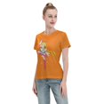 thumbnail image 4 of Women's Basic Short Sleeve T-Shirt Sailor Moon Moon Hare, 4 of 6