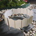 thumbnail image 4 of Nsxcdh Garden Edging Board Set 10pc Plastic Green White Black 6.3x5.5in Modular Easy Install Lawn Flowerbed Border Home Pretty Garden Hose Final Markdowns, 4 of 6
