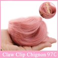 thumbnail image 2 of Postiches Chignon Spatial Mini Pince à Griffes Chignon Cheveux Oreilles de Chat Décoiffées Extension de Cheveux Beigne Chignon, 2 of 6