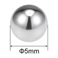thumbnail image 2 of Uxcell Billes de Roulement Métriques en Acier Inoxydable 304 G100 Quincaillerie de Précision 5 mm /0,2 Pouces, 2 of 5