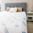 thumbnail image 1 of Comfy Bamboo World Protège-Matelas Rafraîchissant en Fibre, Format Lit Simple, Imperméable et Hypoallergénique, 1 of 8