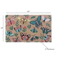 thumbnail image 2 of Coir Door Mat Garden Butterflies 18 X 30, 2 of 3