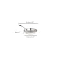 thumbnail image 4 of Meyer Tri-Ply Clad Stainless Steel Fry Pan SuperSteel - 28cm, 4 of 4