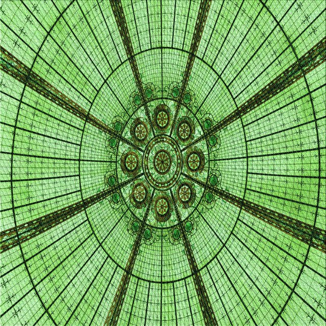 Ahgly Company Tapis de Zone Intérieur Lavable à la Machine, Carré, Transitionnel, Jaune, Pelouse, Vert, 6 Pieds Carré