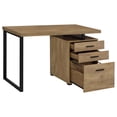 thumbnail image 2 of Coaster Brennan Engineered Wood 47-inch 3-drawer Office Computer Desk in Brown, 2 of 11