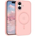 thumbnail image 1 of [PST] iPhone 16 Plus Case, Hybrid Silicone Matte Back Cover with Magnetic (MagSafe Compatible), 1 of 5