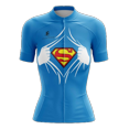 thumbnail image 1 of Blue Superman Women's Cycling Jersey - L, 1 of 3