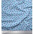 thumbnail image 1 of Soimoi Polyester Crepe Fabric Artistic Leaves Printed Craft Fabric by The Yard 52 Inch Wide, 1 of 1