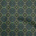 thumbnail image 1 of oneOone Polyester Spandex Dark Green Fabric Geometric Fair Isle Pattern Sewing Craft Projects Fabric Prints By Yard 56 Inch Wide, 1 of 4