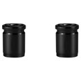 thumbnail image 1 of QualitChoice 4 Pcs Coiffage de Voiture Alliage de Zinc Antivol Capuchons de Valve de Pneu de Voiture Sport Pneus de Roue Noir 2Ensemble, 1 of 6