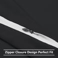 thumbnail image 4 of Black Pillowcases Soft Microfiber Pillow Case Cover with Zipper King, 2 Pack, 4 of 11
