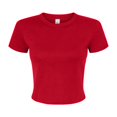 thumbnail image 1 of Bella + Canvas Womens Micro-Rib Crop Top, 1 of 3