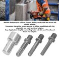 thumbnail image 4 of Auger Adapter, Carbon Steel 1 To 3 Garden Drill Adapter 2 Pits 2 Slots  For Garage, 4 of 8
