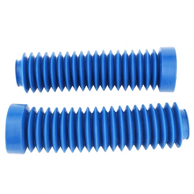 FAGINEY Bleu Botte Antichoc 2 Pcs Caoutchouc Couvercle Anti-Poussière de Fourche avant Guêtres Guêtres Protection