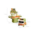 thumbnail image 3 of Green Childrens Cooking Toy Set With Realistic Accessories Educational Pretend Play Kitchen For Kids, 3 of 8