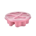 thumbnail image 1 of Boîtes à Bento en Forme de Cœur Boîte à Collations Bonbons, Boîte à lunch en Paille, Boîte à Thé à Quatre Compartiments, Couvercle transparent Boîte à Collations Transfrontalière, 1 of 6