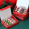 thumbnail image 4 of 12 Pcs Bougies en Forme de Bonhomme de Neige de Noël pour Vitrine d'Hôtel Centre Commercial Décoration de Fête Maison Bougies en Cire de Paraffine Ensemble, 4 of 6