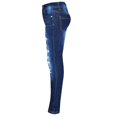 thumbnail image 3 of 3-13 Years Old Childrens Fashion Tight Hole Pocket Button Zipper Long Jeans, 3 of 4
