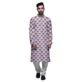 thumbnail image 1 of Atasi Designer Kurta Pajama For Men Printed Straight Kurta Set Summer Clothing, 1 of 5
