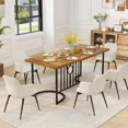 thumbnail image 1 of 71 Inch Large Dining Table for 6-8 People Rectangular Wood Kitchen Table, 1 of 5