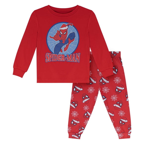 Spider Man Ensemble de Pyjama de Noël 2-pièces pour Garçons Tout-Petits