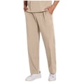 thumbnail image 1 of Clearance! Grrvtrz Cargo Scrub Pants for Men — Classic Straight Leg Fit, 4Pockets, 4-Way Stretch, Anti-Wrinkle Drawstring Scrub Pants, 1 of 8