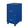 thumbnail image 2 of 18" 2 Drawer Mobile Smart Vertical File Cabinet, Classic Blue, 2 of 4