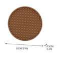 thumbnail image 4 of CEHVOM 6pc Cup Mat For Drinks, Silicone Drink Cup Mat, Cup Mat With Grooved Design, Non-slip Base, Cup Mat For Coffee Table Clearance, 4 of 4