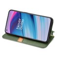 thumbnail image 2 of Étui pour OnePlus Nord CE 5G à Rabat Portefeuille à Rabat Magnétique Protecteur - Vert, 2 of 5