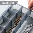thumbnail image 3 of Small Parts Organizer, 18 Grids Tools Organizer Box Small Hardware Parts Storage Box With Removable Divider For Screws, Nuts, Nails,, 3 of 8