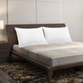 thumbnail image 2 of Microfiber Pillowcases 2 Pcs with Embroidery Zipper Closure White Travel, 2 of 7