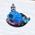thumbnail image 4 of tredstone Christmas Inflatable Ski Rings Inflatable Snow Tube for Sledding Winter Outdoor Fun Toys for Children Boys Girls, 4 of 7