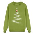 thumbnail image 1 of T-Shirt Décontracté pour Femme à Manches Longues Imprimé, Col Rond, Coupe Ample, Chandail Sans Capuche, 1 of 2