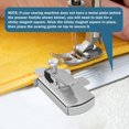 thumbnail image 3 of SNNROO Magnetic Seam Guide for Sewing Machine  Magnetic Sewing guide with Clip  Multifunctional Ruler  Hemmer Guide  Seam Guide  Hem Guide for Walking Foot Sewing Machine  Sewing Supplies, 3 of 7