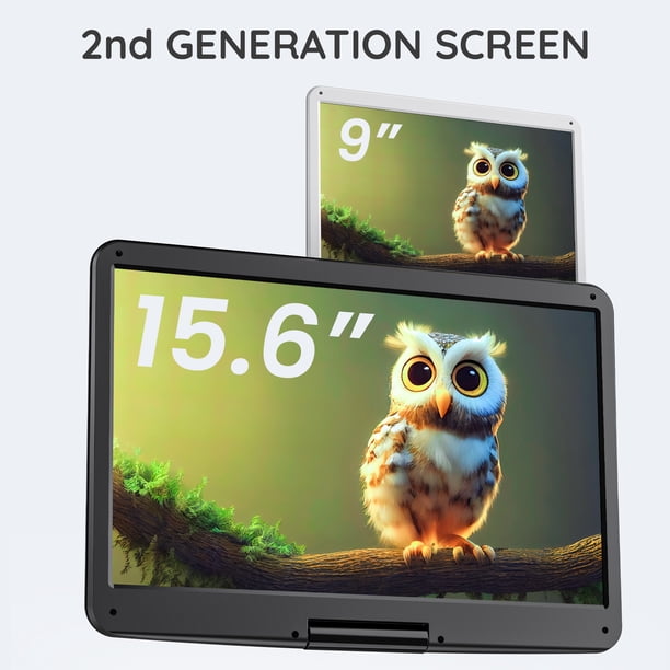 BOIFUN Portable DVD Player with 15.6