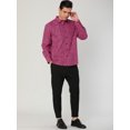 thumbnail image 4 of INSPIRE CHIC Chemise en Coton à Manches Longues Boutonnée à Imprimé Léopard Vintage pour Homme, 4 of 6