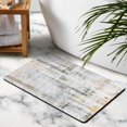 thumbnail image 2 of Enjoy Supreme Comfort with our Modern Abstract Gray Runner Rug: 20x32 inch, Soft, Non-Slip, Low Pile, Machine Washable, Ideal for Bathroom, Kitchen, 2 of 5