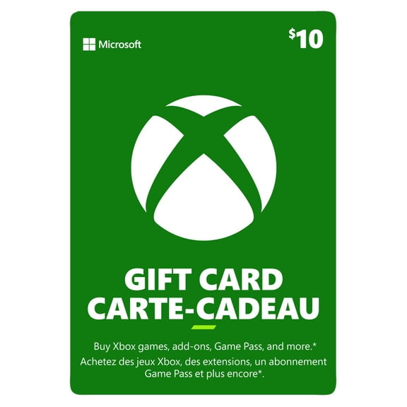 Xbox Live Gift Card $10 CAD [Download]