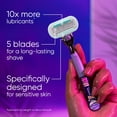 thumbnail image 3 of Gillette Venus Extra Smooth Sensitive Summer Surf Women's Razor with Reusable Razor Handle, 2 Razor Blade Refills and Shower Holder, 3 of 12
