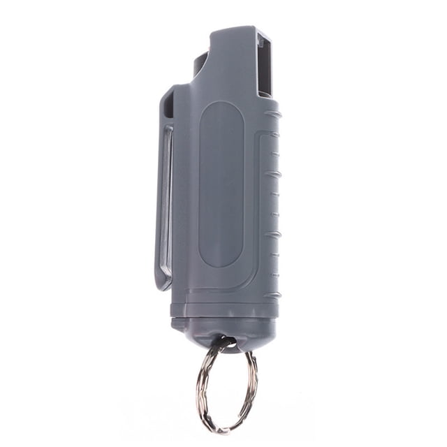 Becaristey Porte-clés Portable ABS pour les Urgences Extérieures Multifonctionnel Durable Gris
