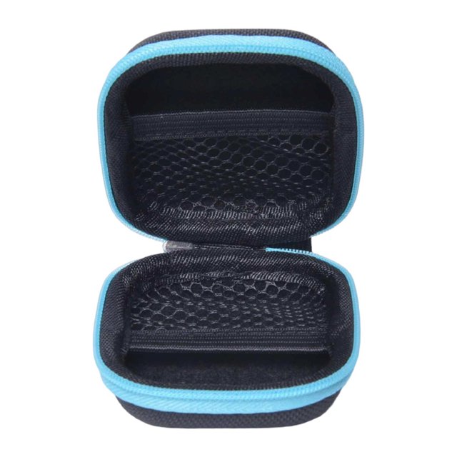 Esquirla Essential Oil Carrying Case Dustproof Hold 6 Bottles 5ml Rollers Carry Pouch Blue