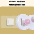 thumbnail image 4 of EGNMCR Strong Adhesive Hanging Hook Nine Hooks Suitable For Rental Houses And Kitchens No Installation Required Efficient Adhesion Plastic Paste hook, 4 of 6