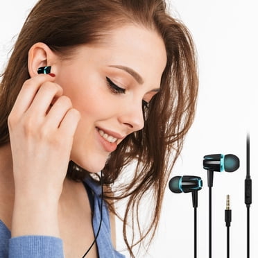 Écouteurs Filaires Électroniques avec Micro Intégré, Écouteurs Intra-Auriculaires à Isolation Phonique, Son Haute Définition pour Appareils Android iOS, Câble Sans Enchevêtrement