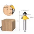 thumbnail image 4 of Bit de Routeur Antirouille Haute Efficacité, Bit de Routeur d'Angle Arrondi, Machines à Fraiser Centre d'Usure pour Menuiserie, 4 of 8