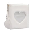 thumbnail image 1 of Livre Porte-Photocartes de 3 Pouces, Mini Album Photo avec 32 Pochettes, Matériau PVC, Design Ajouré, 1 of 6