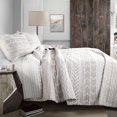 thumbnail image 1 of Lush Decor Ens de Courtepointe Hygge Geo 3Pc TG, 1 of 5