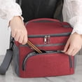 thumbnail image 2 of Kyursd Organisateurs d'Été et Rangement Offre Spéciale! Grand Sac à Lunch Isolé 15L Boîte à Lunch Réutilisable pour Bureau Pique-Nique Randonnée Plage Sac Isotherme Étanche avec Bandoulière Réglable, 2 of 6