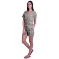 thumbnail image 2 of Moomaya Ensemble de Nuit pour Femmes à Manches Courtes, Chemise-Short à Boutons et Short, 2 of 6